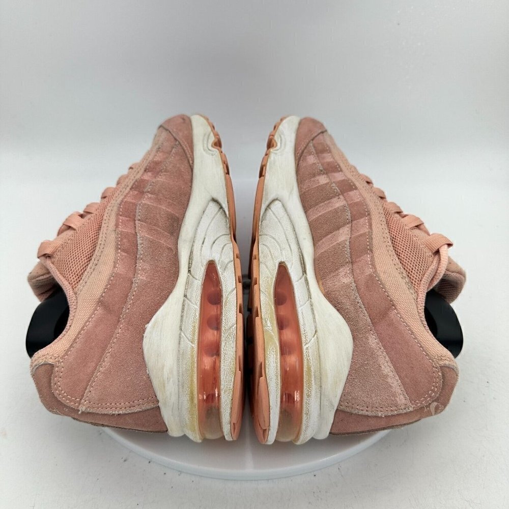 Nike Air Max 95 Sz 7Y Women 8.5 BQ7222-600 Coral Stardust Pink White Shoes - Picture 8 of 14
